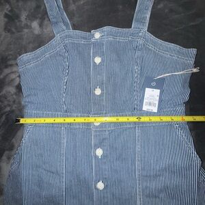 NEW w Tags Universal Thread Striped Denim Dress, Size 12